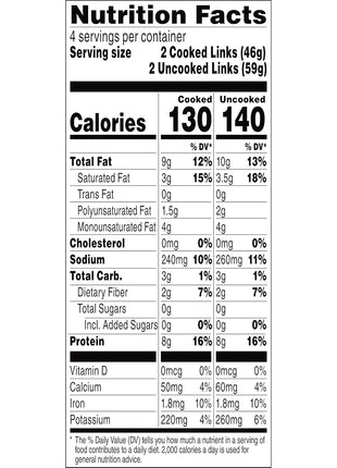 Beyond Breakfast Sausage Plant Based Links, Original, 8.3 Oz