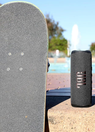 JBL Flip 6 - Portable Bluetooth Speaker, powerful sound and deep bass, IPX7 waterproof, 12 hours of playtime, JBL PartyBoost for multiple speaker pairing for home, outdoor and travel (Black)