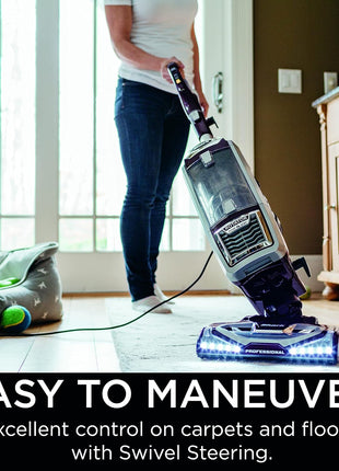 Shark NV752 Rotator Powered Lift Away TruePet Upright Vacuum with HEPA Filter, Large Dust Cup Capacity, LED Headlights, Upholstery Tool, Perfect Pet Power Brush & Crevice Tool, Bordeaux