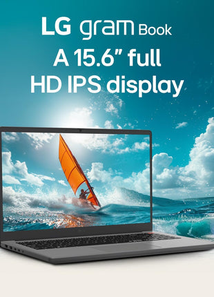 LG gram Book 15-inch Lightweight Laptop Computer, Intel Core i5-1334U Processor, Windows 11 Home, 8GB RAM, 512GB SSD - Titan Silver
