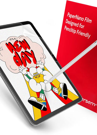 2 Pack Paperfeel Screen Protector for iPad A16 11/10th & Air 11 Inch | M4/M3/M2 11/10.9 Inch, Matte PET Film for Drawing, Anti-Glare, Compatible with Apple Pencil, Touch Sensitivity, Case Friendly