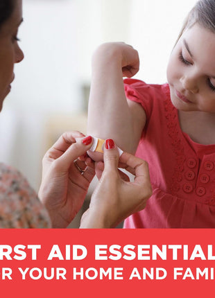 All-Purpose Portable Compact First Aid Kit for Minor Cuts, Scrapes, Sprains & Burns, Perfect for Home, Car, Travel, Camping Essentials & Outdoor Emergency Kit, 160 Pieces