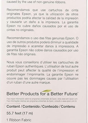 EPSS015337 - Epson Black Ribbon Cartridge