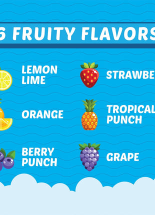 Fla-Vor-Ice Popsicle Variety Pack of 1.5 Oz Freezer Bars, Assorted Flavors, 100 Count