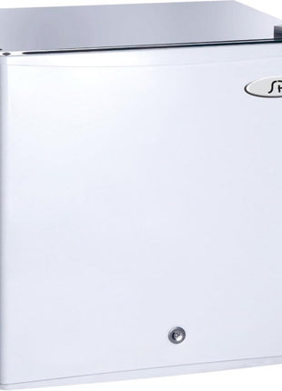 SPT UF-114W Upright Freezer, White, 1.1 Cubic Feet