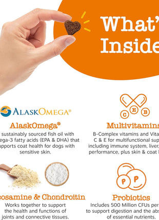 Zesty Paws Multivitamin Treats for Dogs + Probiotic Powder for Dogs