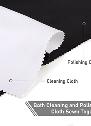 youbay Silver Jewelry Cleaning Cloth - Silver Polishing Cloth for Jewelry, Jewelry Cleaner Cloth for Tarnish Remover, Polishing Cloth for Gold Silver