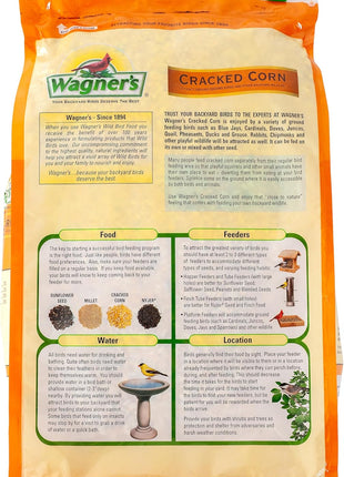 Wagner's 18542 Cracked Corn Wild Bird Food, 10-Pound Bag