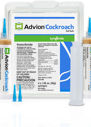 Syngenta 383920 Advion Cockroach Gel Bait 4 X 30 Gram Tubes Roach Control