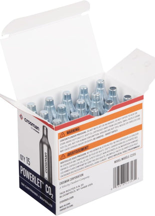 Crosman 15-Count CO2 Cartridges For Air Rifles And Air Pistols