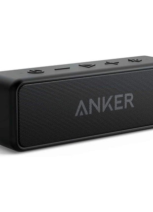 Anker Soundcore 2 Portable Bluetooth Speaker with Stereo Sound, Bluetooth 5, Bassup, IPX7 Waterproof, 24-Hour Playtime, Wireless Stereo Pairing, Speaker for Home, Outdoors, Travel