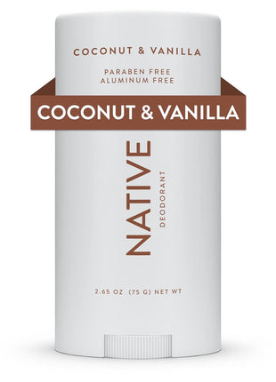 Native Deodorant Contains Naturally Derived Ingredients, 72 Hour Odor Control, Deodorant for Women and Men, Aluminum Free, Coconut & Vanilla 2.65oz