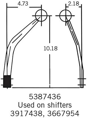 Hurst 5387436 Gear Shift Lever Stick