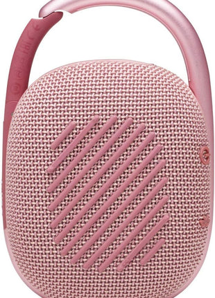 JBL Clip 4 - Portable Mini Bluetooth Speaker, big audio and punchy bass, integrated carabiner, IP67 waterproof and dustproof, 10 hours of playtime, speaker for home, outdoor and travel (Pink)