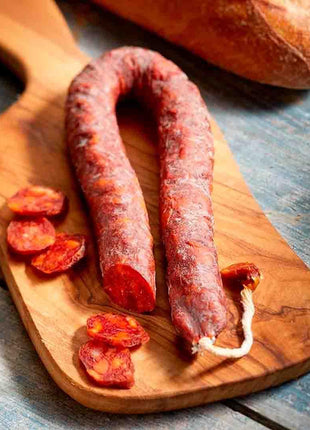 Chorizo Autentico Mild by Palacios. Imported from Spain. 7.9 Ounce