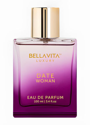Bellavita Luxury DATE Eau de Parfum | 100 ml | Perfume for Women | Long-lasting women's Eau de Parfum with floral, fruity & romantic notes for daily wear and date nights.