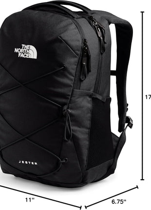 THE NORTH FACE Women's Jester Everyday Laptop Backpack | Commuter Travel Bag with Laptop Sleeve, Water-Repellent Finish, Spacious Compartment, TNF Black-NPF, One Size