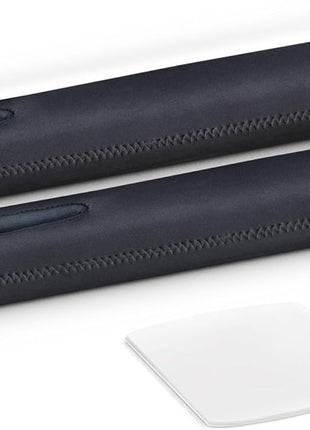 Drop Stop - The Original Patented Car Seat Gap Filler (AS SEEN ON Shark Tank) - Set of 2 and Slide Free Pad and Light