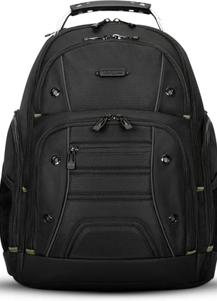 Targus Drifter Essentials Laptop Backpack, Travel Backpack for Laptops up to 16" Backpack for Men & Women, College Back Pack Bookbag or Work Backpack, School Bag Travel Backpack Black(TBB63805GL)