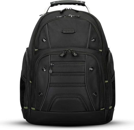 Targus Drifter Essentials Laptop Backpack, Travel Backpack for Laptops up to 16" Backpack for Men & Women, College Back Pack Bookbag or Work Backpack, School Bag Travel Backpack Black(TBB63805GL)