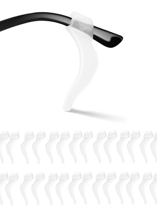 SMARTTOP Eyeglass Ear Grips -20 Pairs eye glasses ear grippers Anti-slip Holder, Silicone Ear Hook, eyeglasses ear grip Sleeve Retainer for Sports Glasses, Sunglasses Reading Glasses