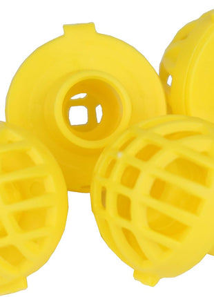 Perky-Pet Replacement Bee Guards for Hummingbird Feeders - Keep Bees Out of Nectar - 205Y - Yellow Replacement Bee Guards - For Models 203CPBN, 203CPBR, 204CP-4, 403CP - 4 Pack
