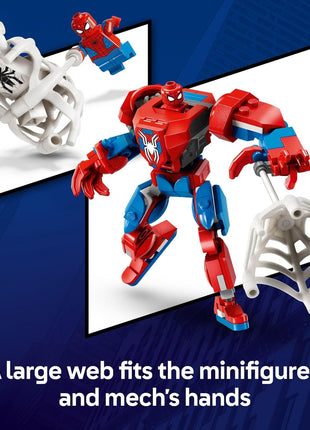 LEGO Marvel Spider-Man Mech vs. Anti-Venom Building Toy Set - Spider-Man Toy for Kids, Boys and Girls, Ages 6+ - Buildable Action Figure - Superhero Gift for Birthday - 76308