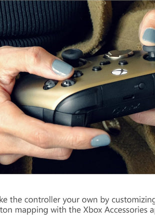 Xbox Wireless Controller Gold Shadow Special Edition for Xbox Series X|S, Xbox One, and Windows Devices