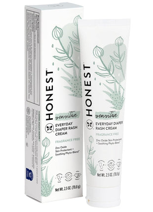 The Honest Company Diaper Rash Cream, Hypoallergenic, Cruelty-Free, 2.5 oz