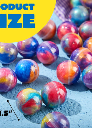 JOYIN Slime Party Favors, 24 Pack Galaxy Slime Ball - Stretchy, Non-Sticky, Mess-Free, Stress Relief, and Safe - Toys for Girls and Boys - Easter, Classroom Reward, Party Supplies, Valentines