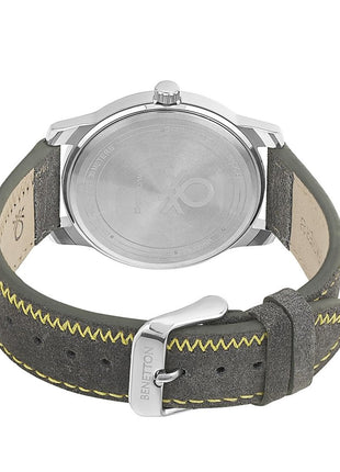 United Colors of Benetton Men Silver Round Dial Analog Watch - UWUCG2002