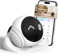 Vivideye Pet Camera 1080P, Movable Robot Security Camera for Dog Cat, Rolling Robot Indoor Camera with Talk,Battery-Operated, Auto-Recharge, Night Vision,SD/Cloud Storage, Pet/Human/Voice Detection