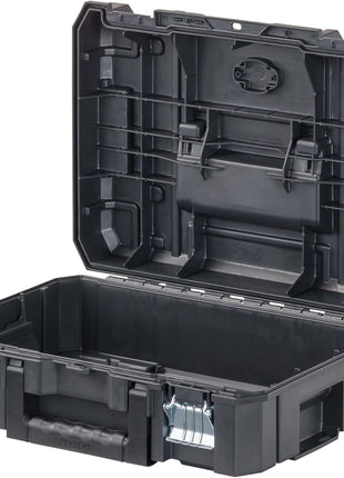 DEWALT TSTAK II Tool Box, Flat Top Tool Storage Case, Organizer Box Holds Up To 66 lbs, Flexible Platforms for Stacking, 13 Inch (DWST17807)