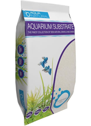 Aqua Natural Sugar White Sand 10lb Substrate for aquascaping, Aquariums, vivariums and terrariums