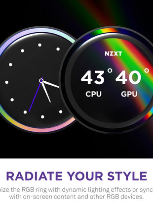 NZXT Kraken Elite 280 RGB 2024 - AIO CPU Liquid Cooler - 280mm Radiator - F280 RGB Core Fan - Customizable 2.72 inch IPS LCD - NZXT Turbine Pump - AMD® AM5, AM4 - Intel® LGA 1851/1700, 1200/115X - Black