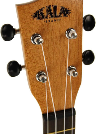 Official Kala Learn to Play Ukulele Soprano Starter Kit, Satin Mahogany – Includes online lessons, tuner app, and booklet (KALA-LTP-S) | Soprano Satin Mahogany Ukulele, Aquila Strings, Graphtech Nubone Nut and Saddle, With Clip-on Tuner