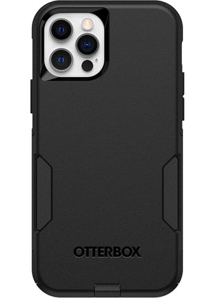 OtterBox iPhone 12 & iPhone 12 Pro Commuter Series Case - Black, Slim & Tough, Pocket-Friendly, with Port Protection