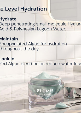 ELEMIS ULTRA SMART Pro-Collagen Aqua Infusion Mask, Cooling Gel, 50ml