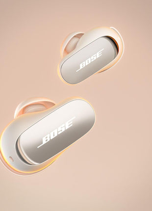 Bose QuietComfort Ultra Bluetooth Earbuds, Wireless Earbuds with Spatial Audio and World-Class Active Noise Cancellation, Deep Bass, Up to 6 Hours of Playtime, White Smoke