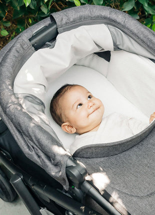 UPPAbaby Bassinet V3 Mattress Cover - Fits Bassinets 2018-Newer - White