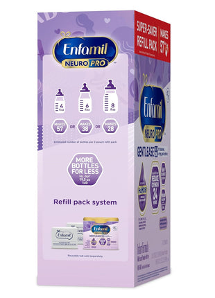 Enfamil NeuroPro Gentlease for Easing Fussiness, Crying, Gas, Spit-up in 24 Hrs, Smaller Proteins for Easy Digestion, Brain Supporting DHA, Prebiotic Blend, HuMO6*, Baby Formula, 35.2 Oz (Pack of 4)