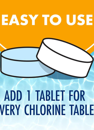 ARM & Hammer Clear Balance Swimming Pool Alkalinity pH Maintenance Tablets, White, 1 Pack, 24 Count