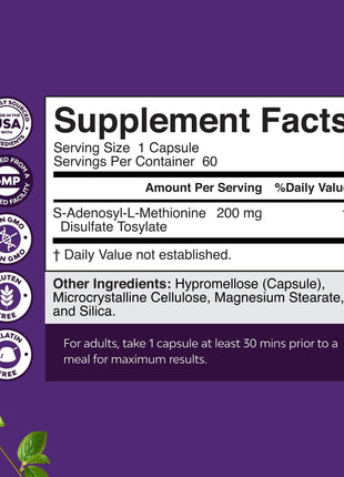 Brain Supplements for Memory, Mind & Memory Matrix and SAM e Supplement