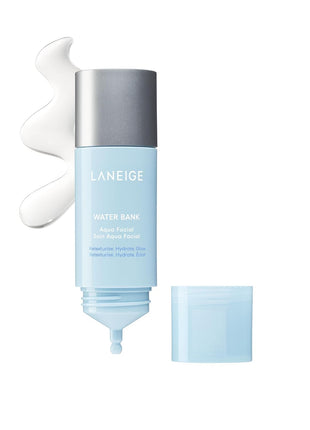 LANEIGE Water Bank Aqua Facial Serum | K-Beauty Exfoliating & Hydrating Serum | AHA BHA PHA Gentle Exfoliation| Hyaluronic Acid & Ceramide Glow Boost | Smooth, Soft, Radiant Skin