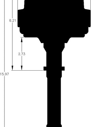 MSD 8365 HEI Billet Distributor