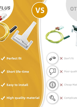 Clip Drain Evaporator with Defrost Temp Sensor by Sikawai | Defrost Drain Clip AP5579885 and DA61-06796A,Refrigerator Defrost Sensor DA32-00006S and DA32-0006W for Sam-Sung Refrigerator