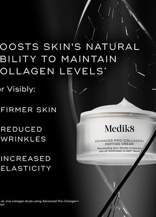 Medik8 Peptide Serum & Face Moisturizer Set, Hydrating Peptide Skincare Duo with Hyaluronic Acid for Smooth-Looking Skin - 2 pc