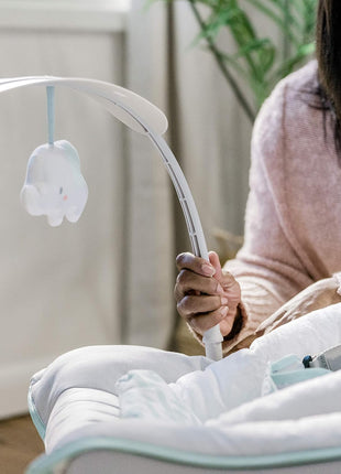 Ingenuity Keep Cozy 3-in-1 Grow with Me Vibrating Baby Bouncer, Seat & Infant to Toddler Rocker, Vibrations & -Toy Bar, 0-30 Months Up to 40 lbs (Weaver)