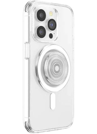 PopSockets Phone Grip for MagSafe, Magnetic Holder, Phone Stand - Clear