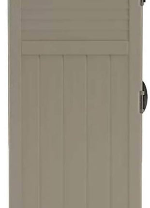 Suncast 54 Cubic Feet Vertical Storage Shed with Durable Plastic Construction, Multiple Wall Panels and Ample Space for Outdoor Storage